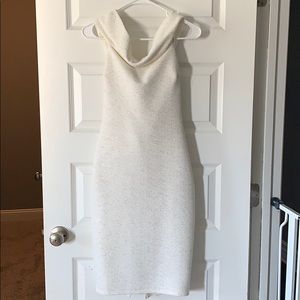 All White Glam Dress